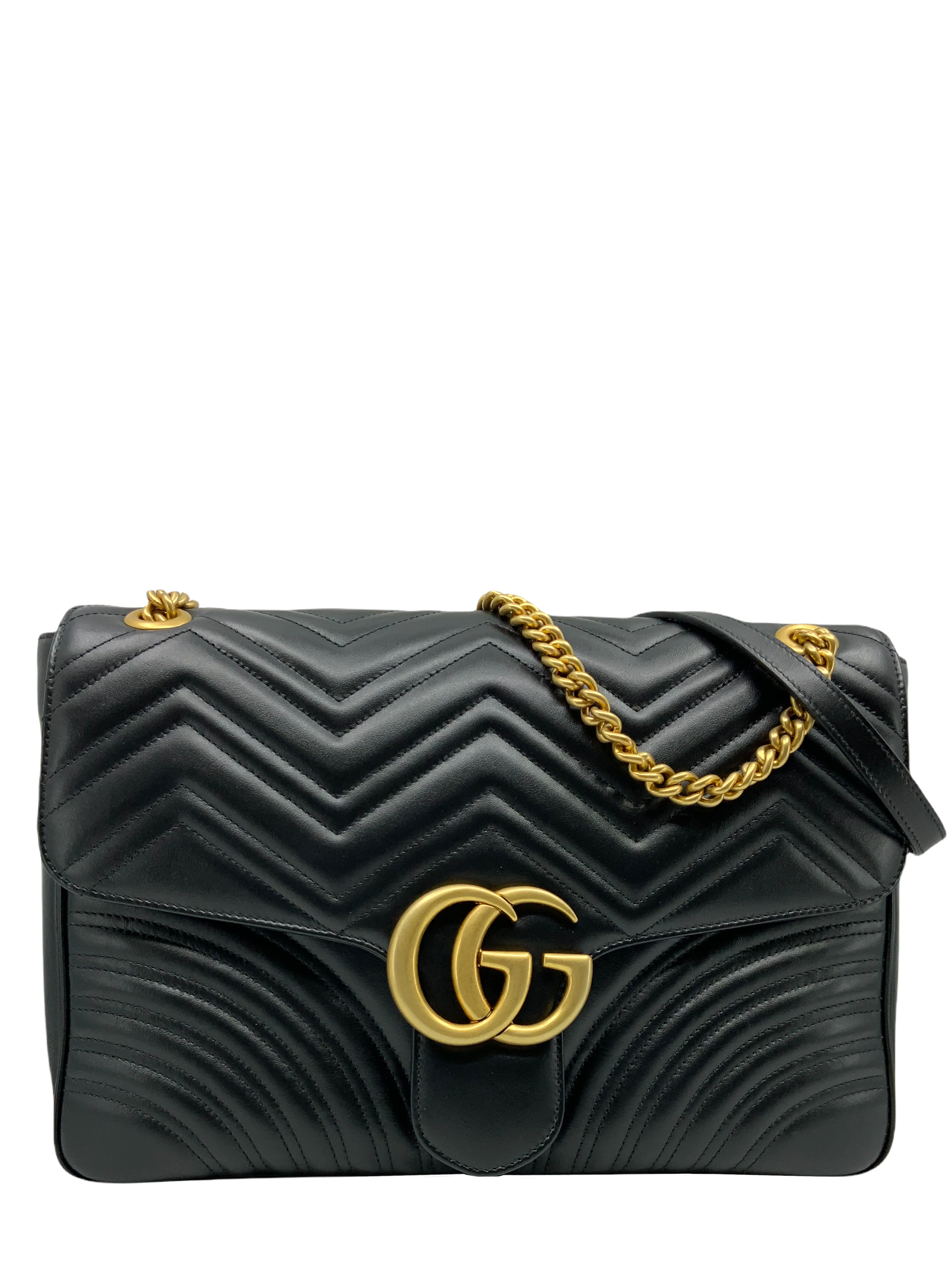 Gucci GG Marmont Large Matelassé Shoulder Bag NEW