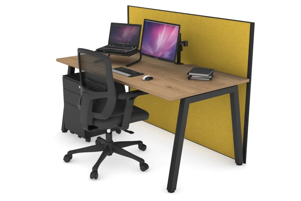 Horizon Quadro A Legs Office Desk [1200L x 800W with Cable Scallop]