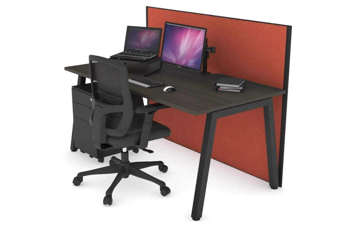 Horizon Quadro A Legs Office Desk [1200L x 800W with Cable Scallop]