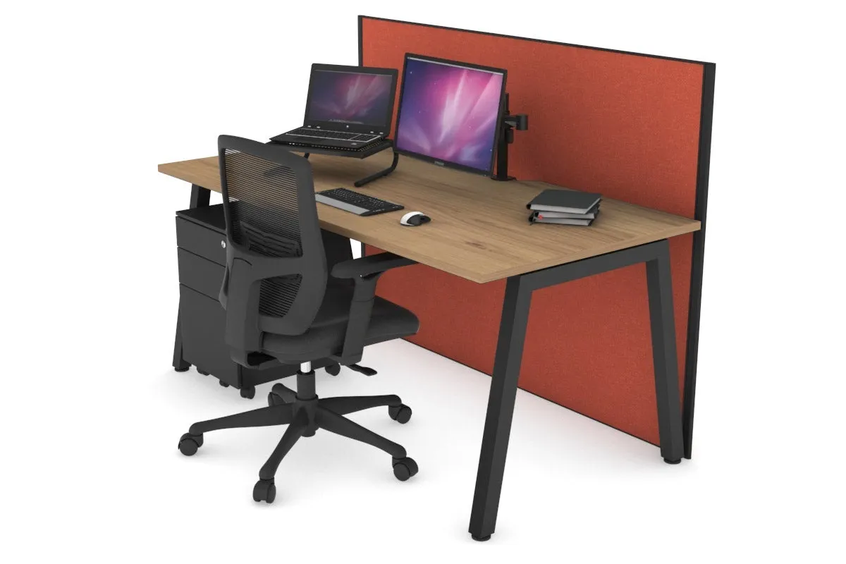 Horizon Quadro A Legs Office Desk [1200L x 800W with Cable Scallop]