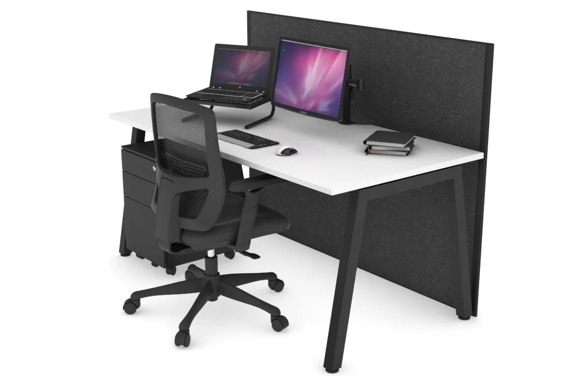 Horizon Quadro A Legs Office Desk [1200L x 800W with Cable Scallop]