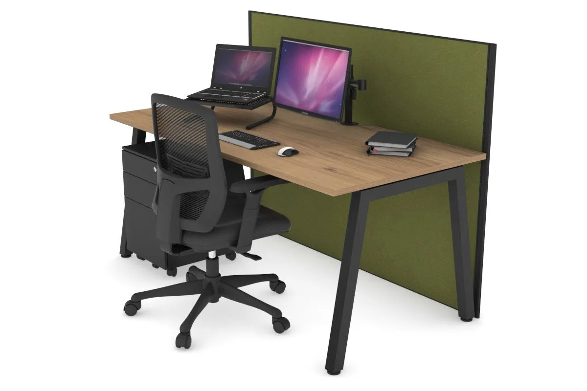 Horizon Quadro A Legs Office Desk [1200L x 800W with Cable Scallop]