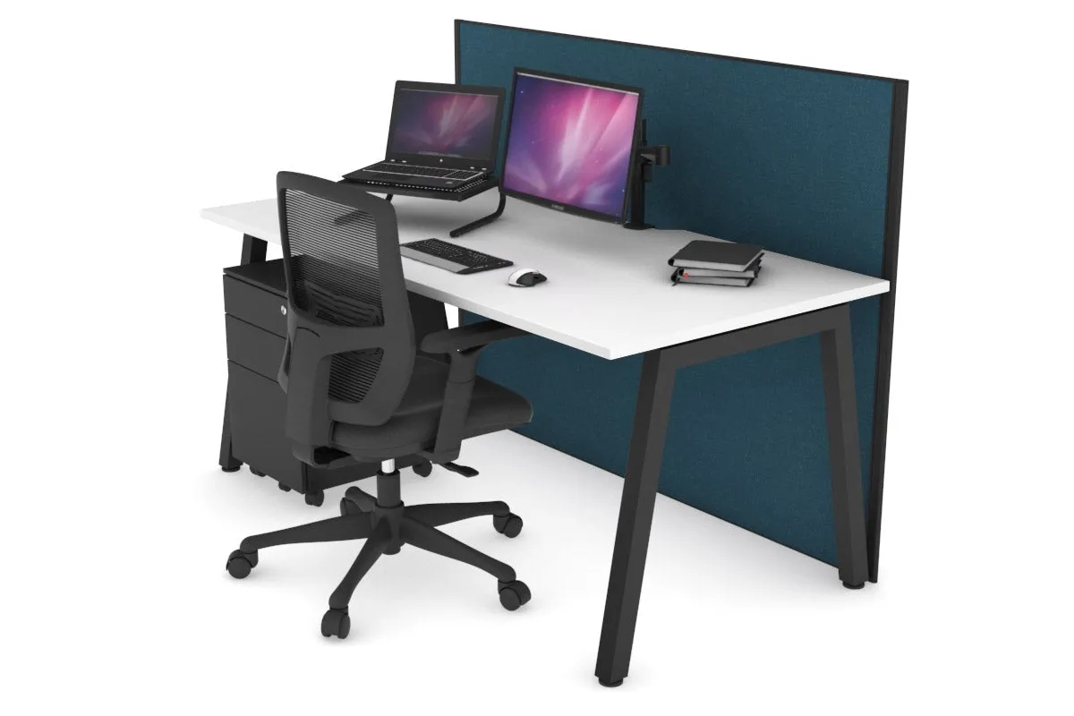 Horizon Quadro A Legs Office Desk [1200L x 800W with Cable Scallop]