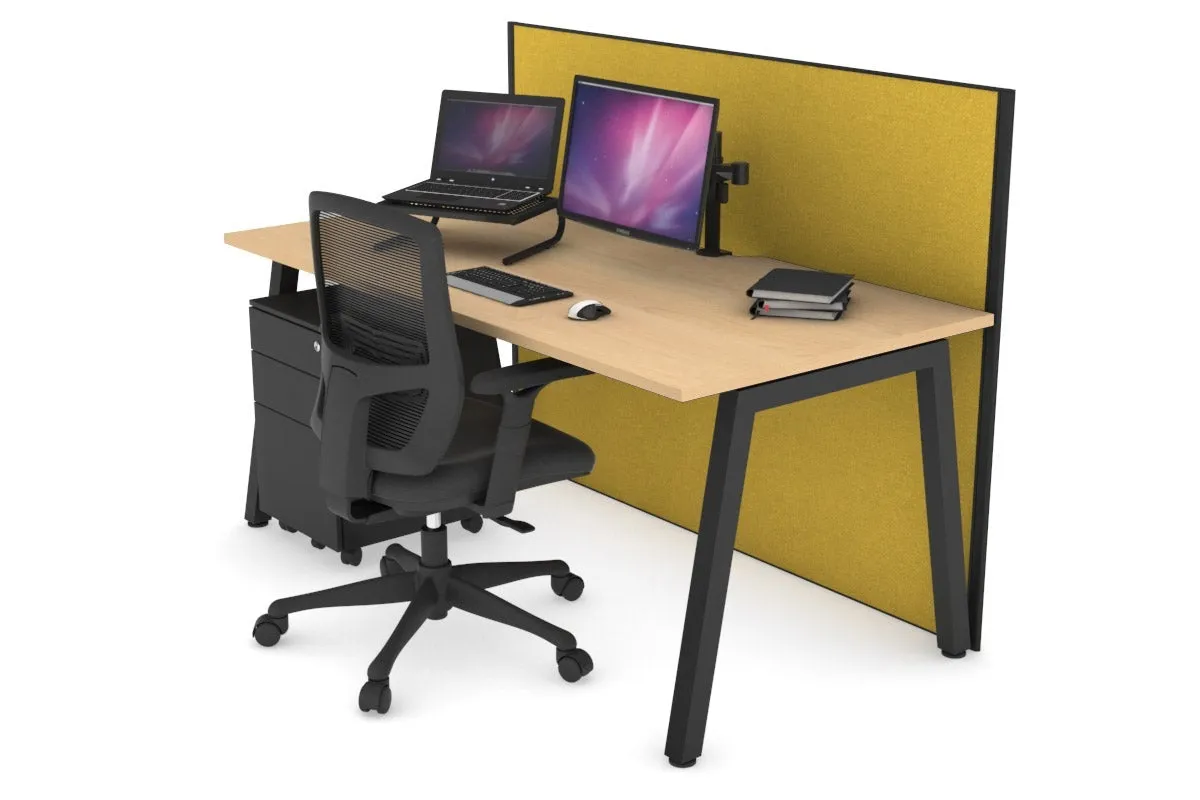 Horizon Quadro A Legs Office Desk [1200L x 800W with Cable Scallop]