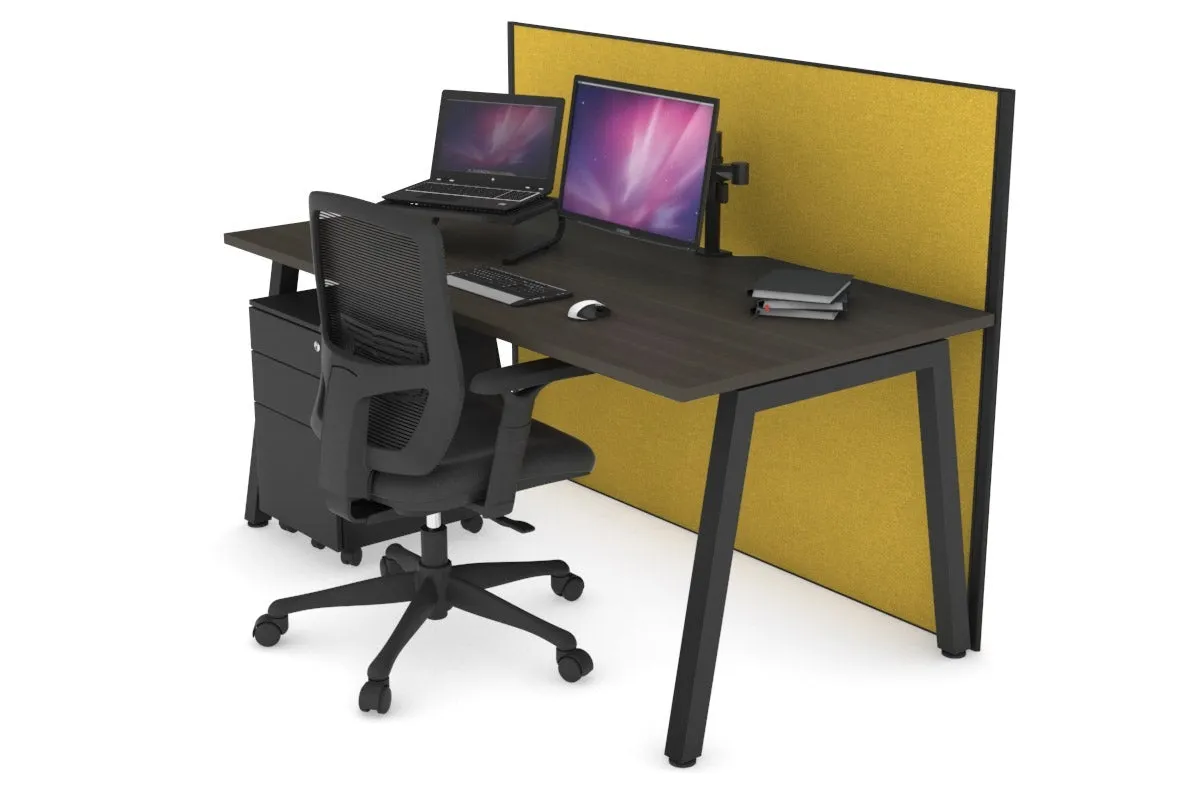 Horizon Quadro A Legs Office Desk [1200L x 800W with Cable Scallop]