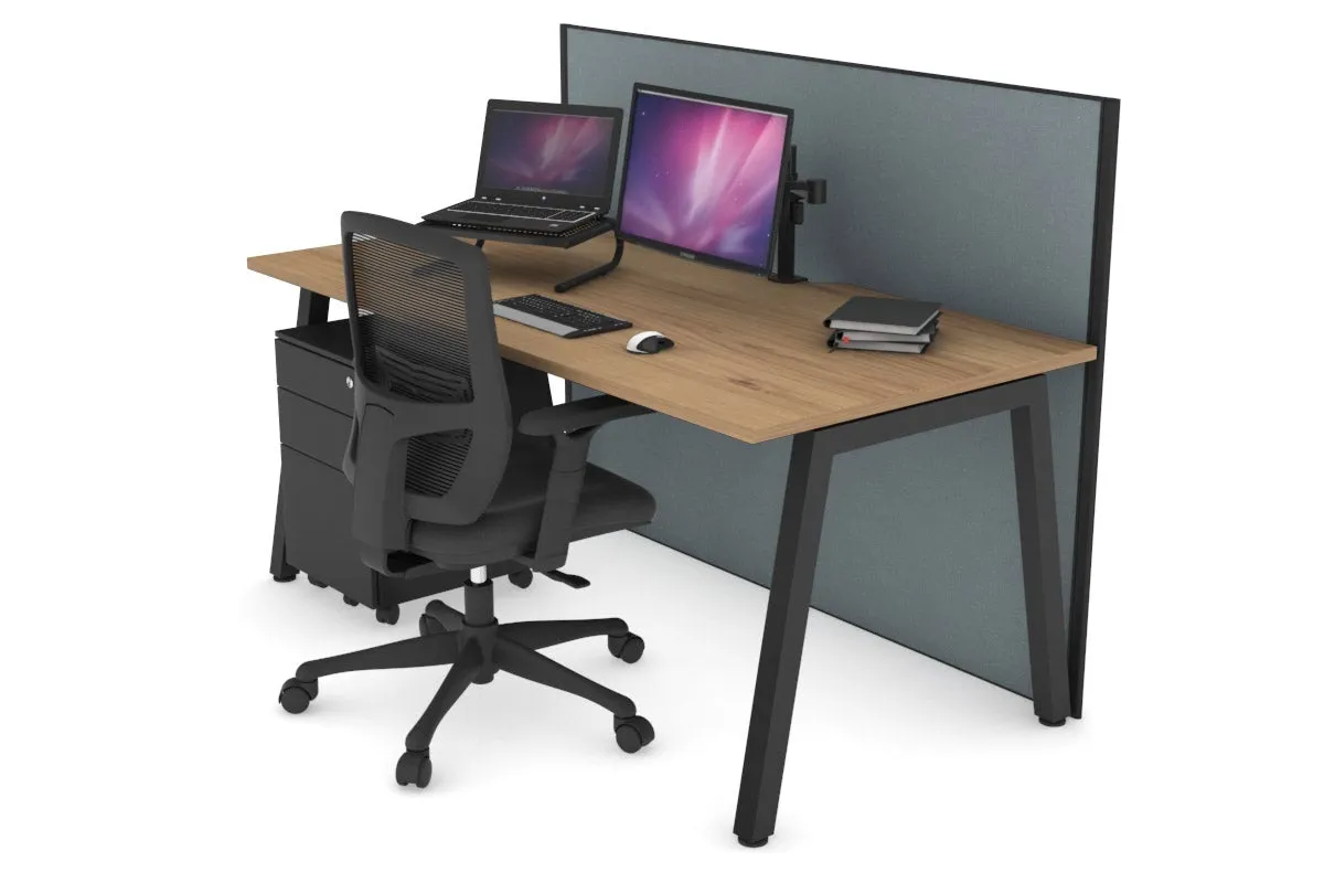 Horizon Quadro A Legs Office Desk [1200L x 800W with Cable Scallop]