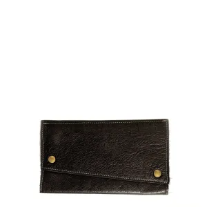 Kimerly Tri-fold Wallet - Black Sand