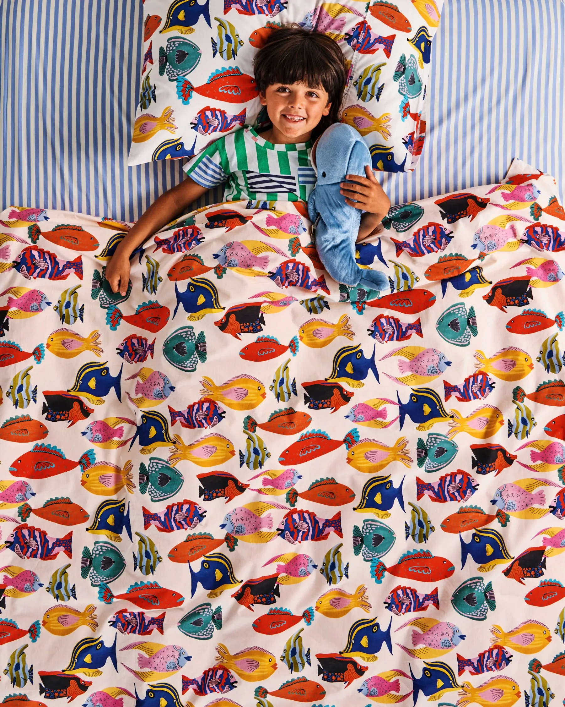 Kip & Co Fishy Business Organic Cotton Quilt Cover