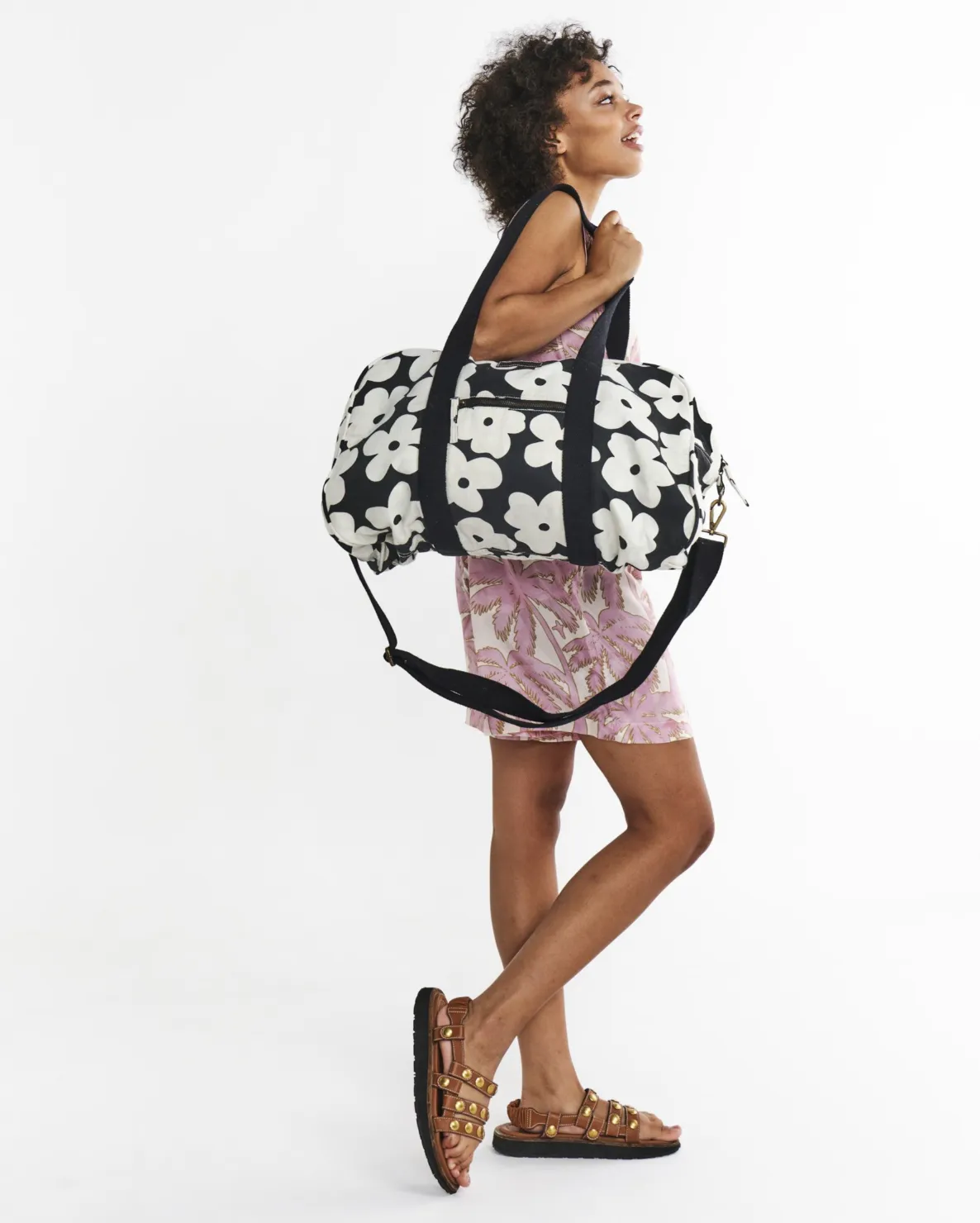 Kip & Co Flower Face Duffle Bag