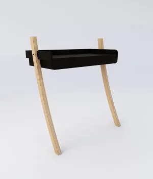 Leaning Desk Full Drawer - Black