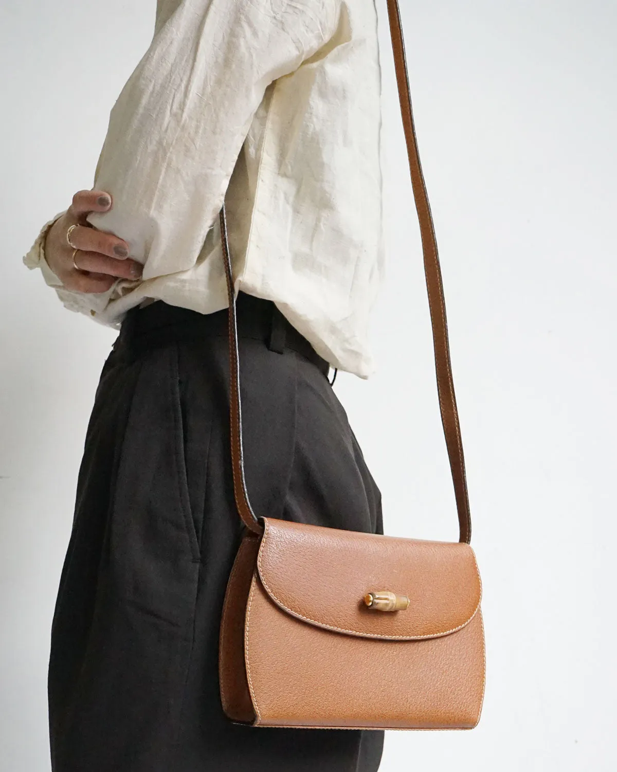 Leather Bag w/ Shoulder