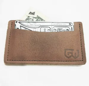 Leather Front Pocket Wallet Horizontal