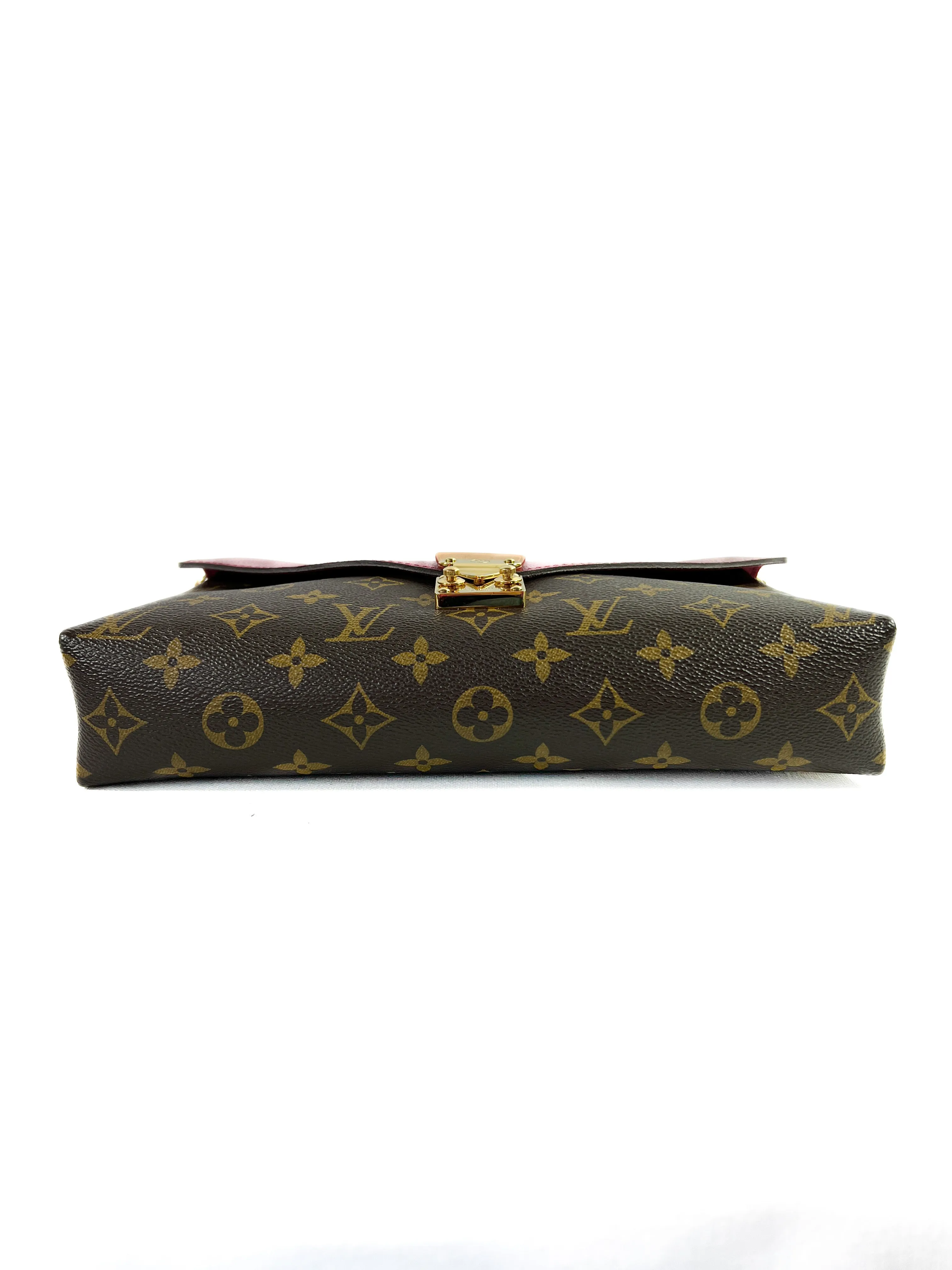 Louis Vuitton Aurore Monogram Coated Canvas Pallas Chain Bag 2014