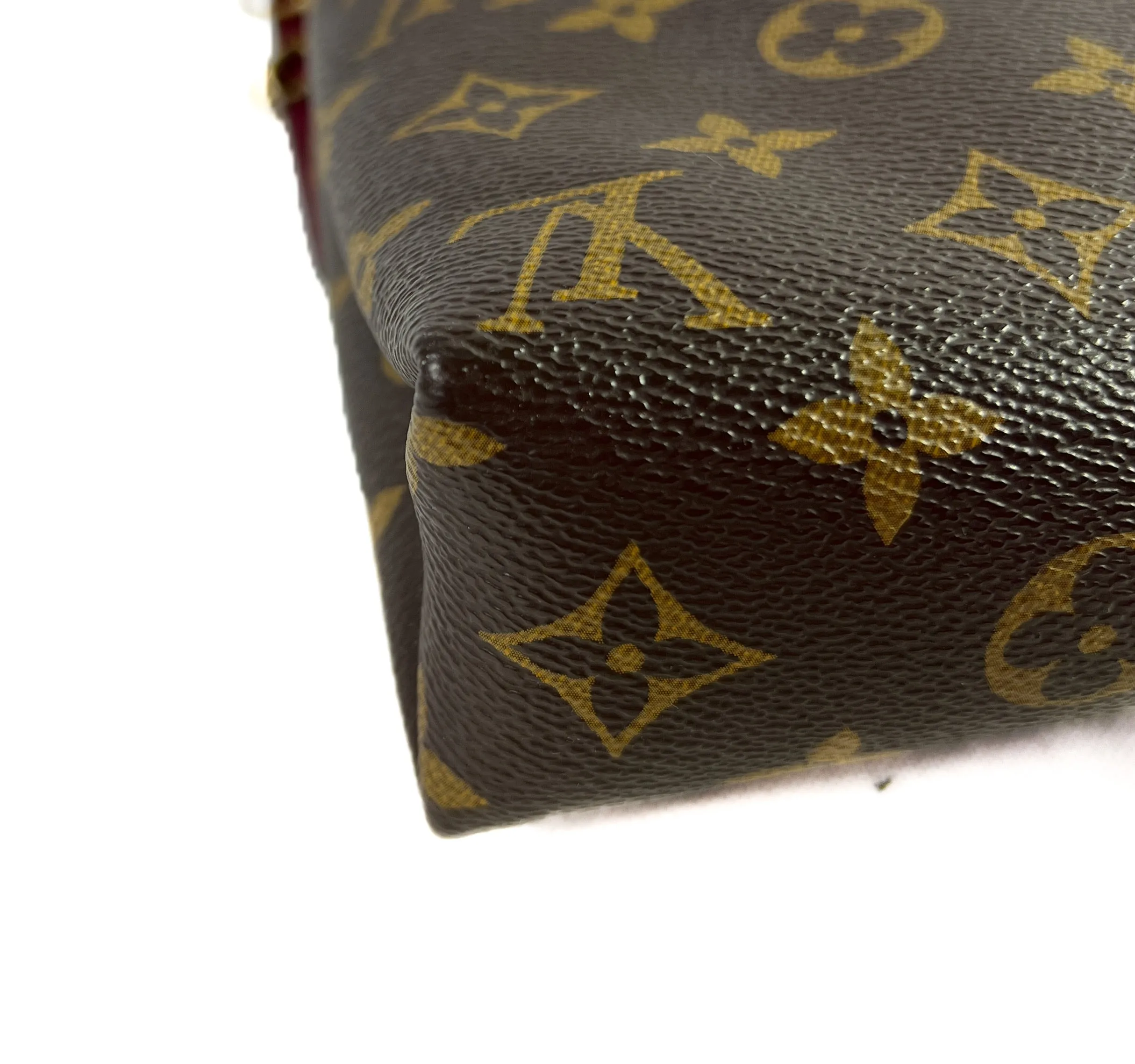 Louis Vuitton Aurore Monogram Coated Canvas Pallas Chain Bag 2014