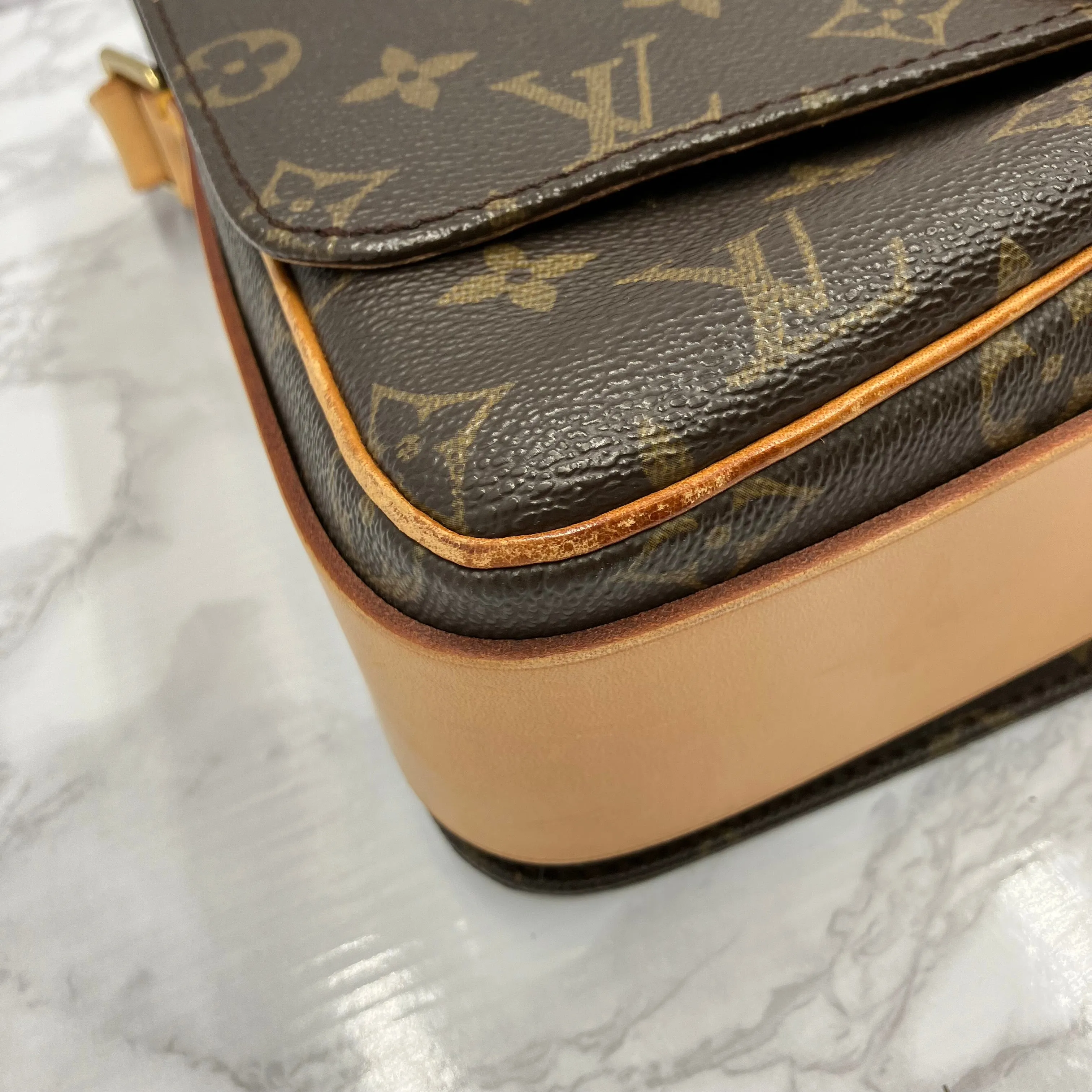 LOUIS VUITTON Monogram Cartouchelle