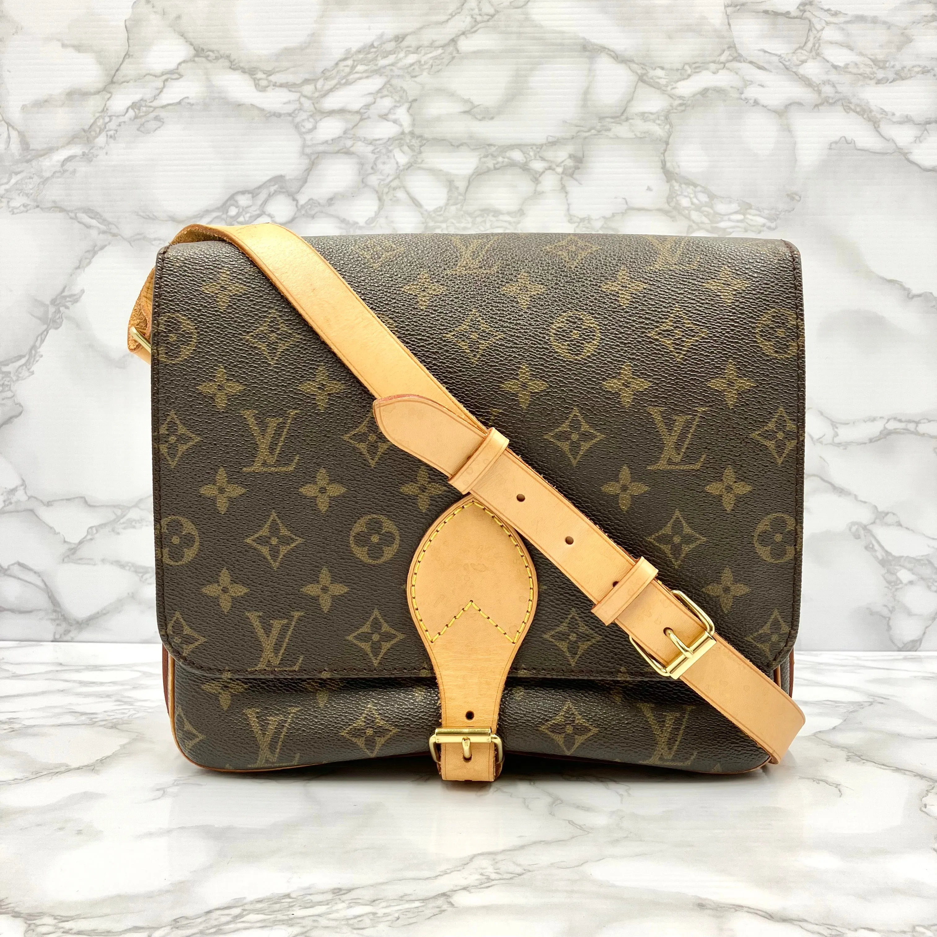 LOUIS VUITTON Monogram Cartouchelle