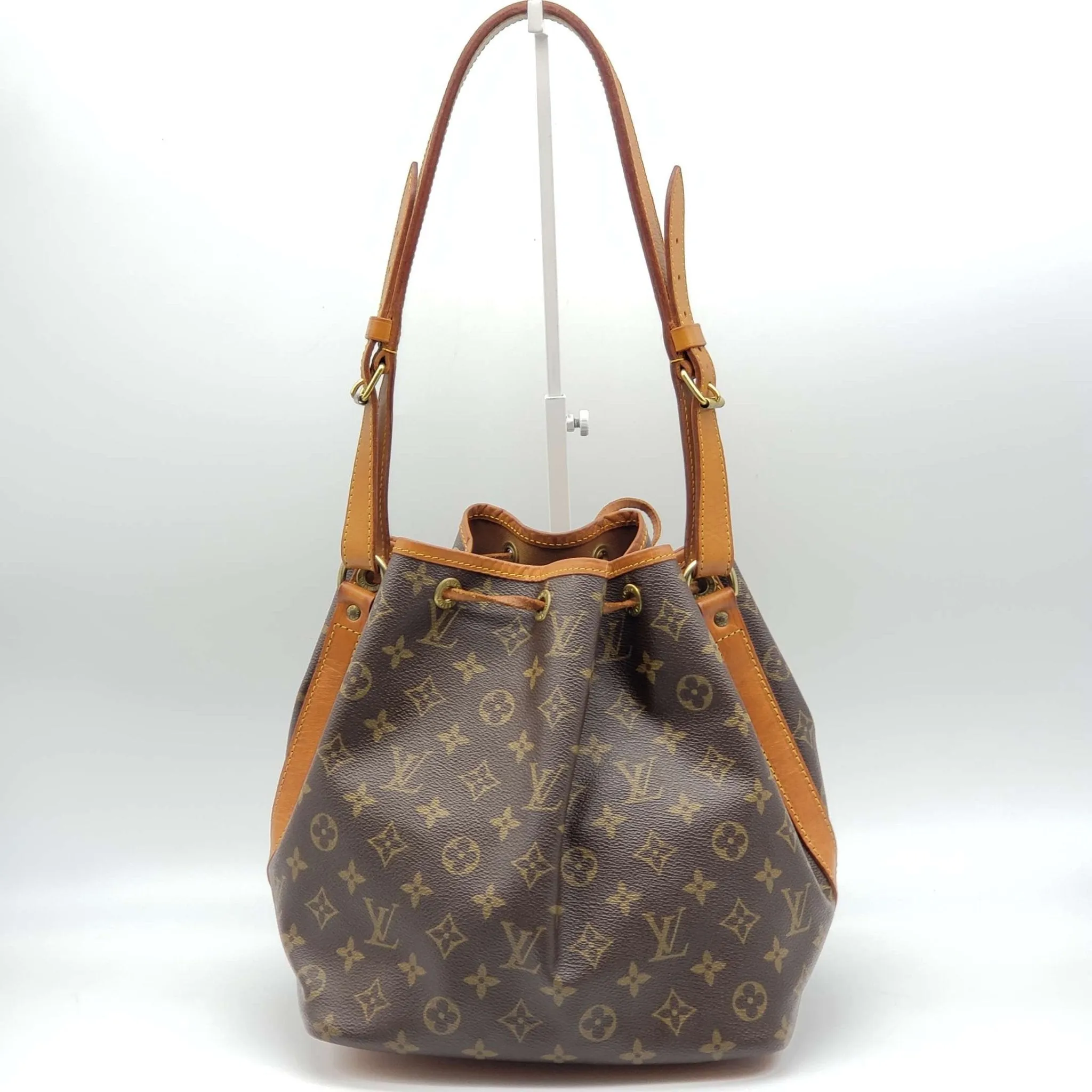 LOUIS VUITTON MONOGRAM PETIT NOE DRAWSTRING BAG