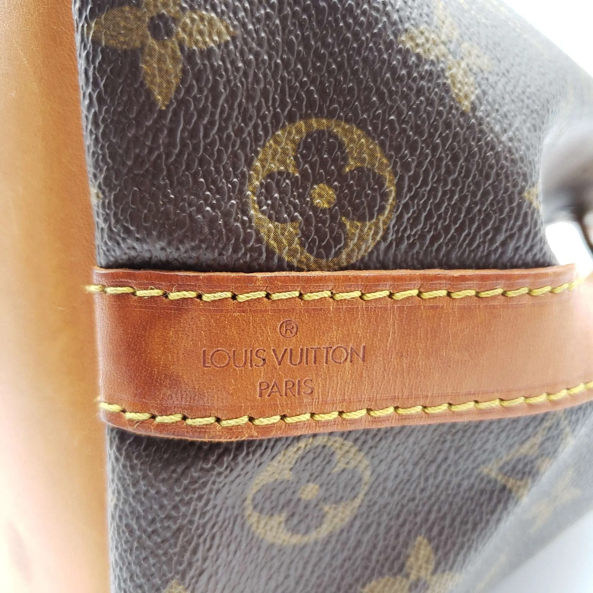 LOUIS VUITTON MONOGRAM PETIT NOE DRAWSTRING BAG