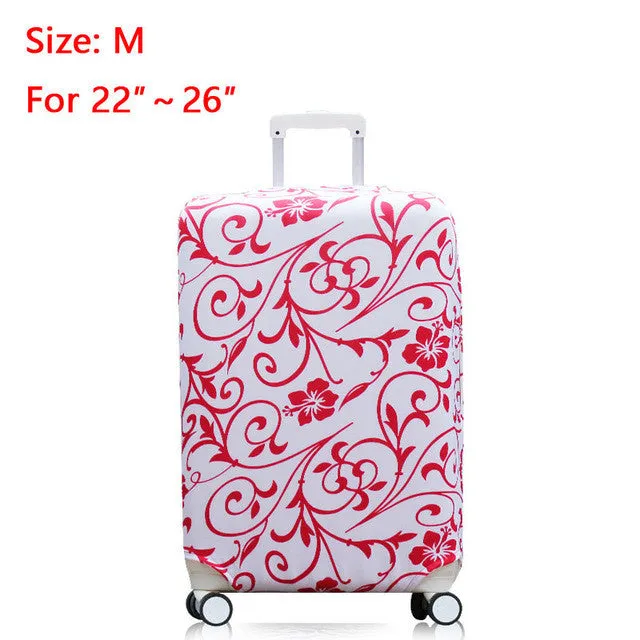 Luggage Cover Proetection on Suitcase cover Trolley case Travel Luggage Dust cover for 18 20 22 24 26 28 30 32 inch Suitcase