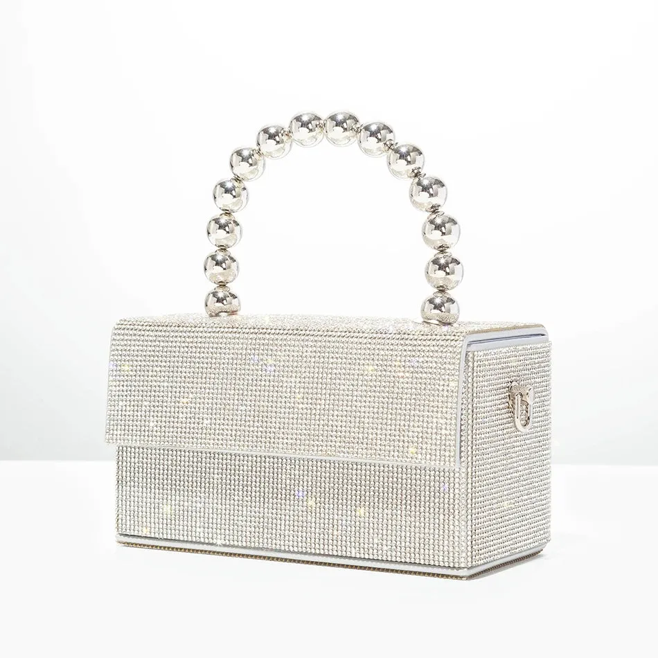 Luxury Crystal Evening Clutch – Shiny Rhinestone Wedding Purse