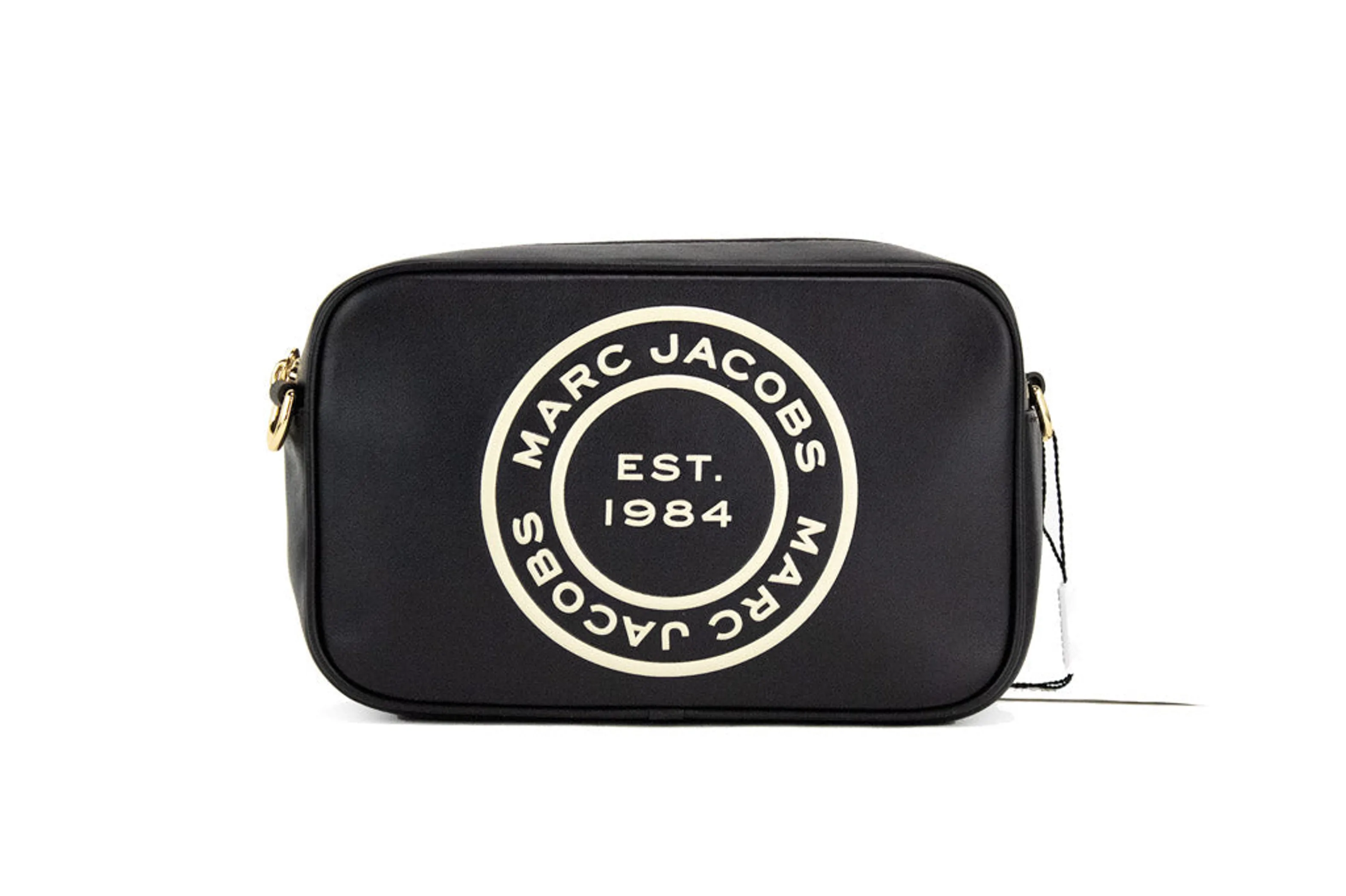 Marc Jacobs Signet Flash Black Camo Strap Camera Bag