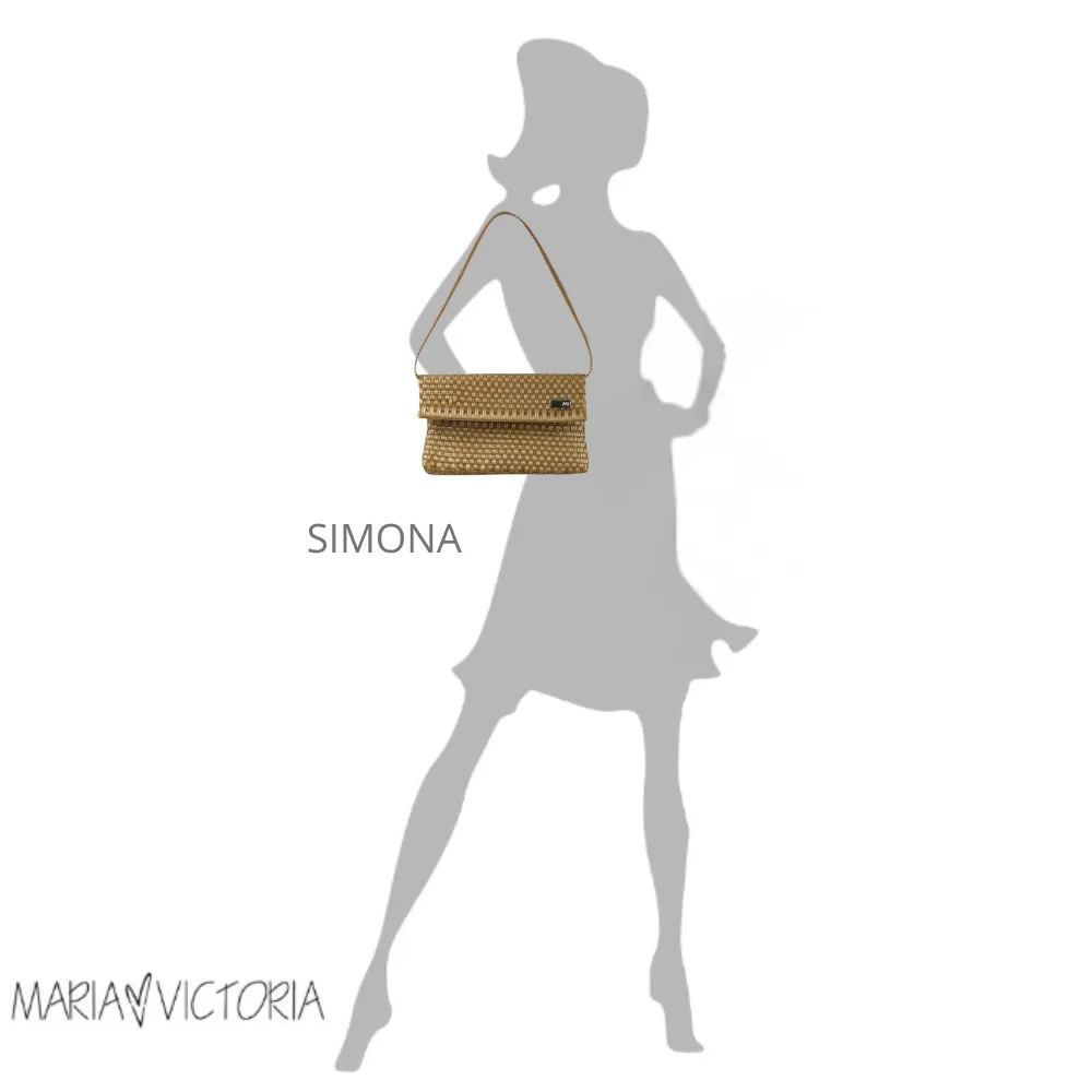 Maria Victoria | Simona PK | Upcycled, Handwoven, Shoulder Bag