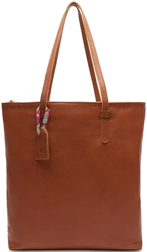 Market Tote- Brandy