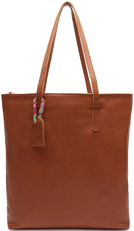 Market Tote- Brandy