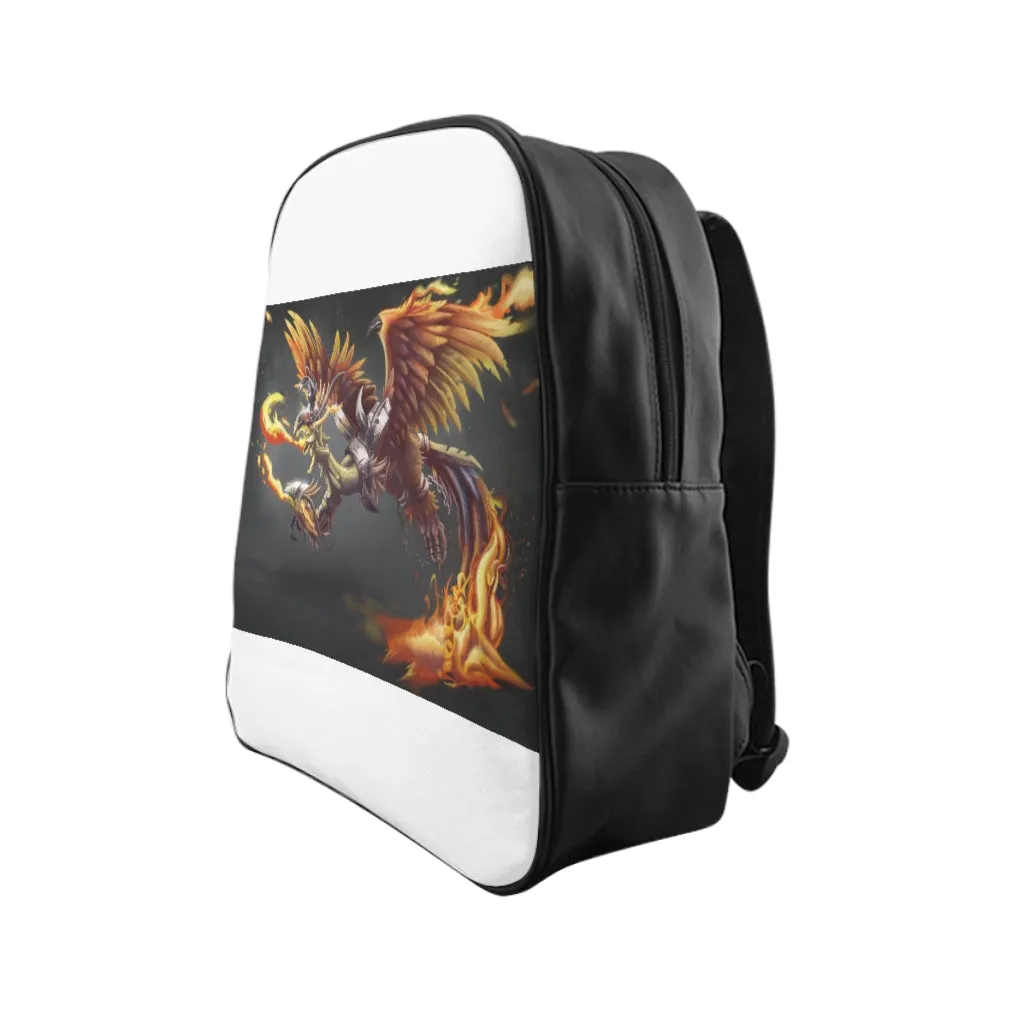 Merciless the Flaming SkyBird School Backpack