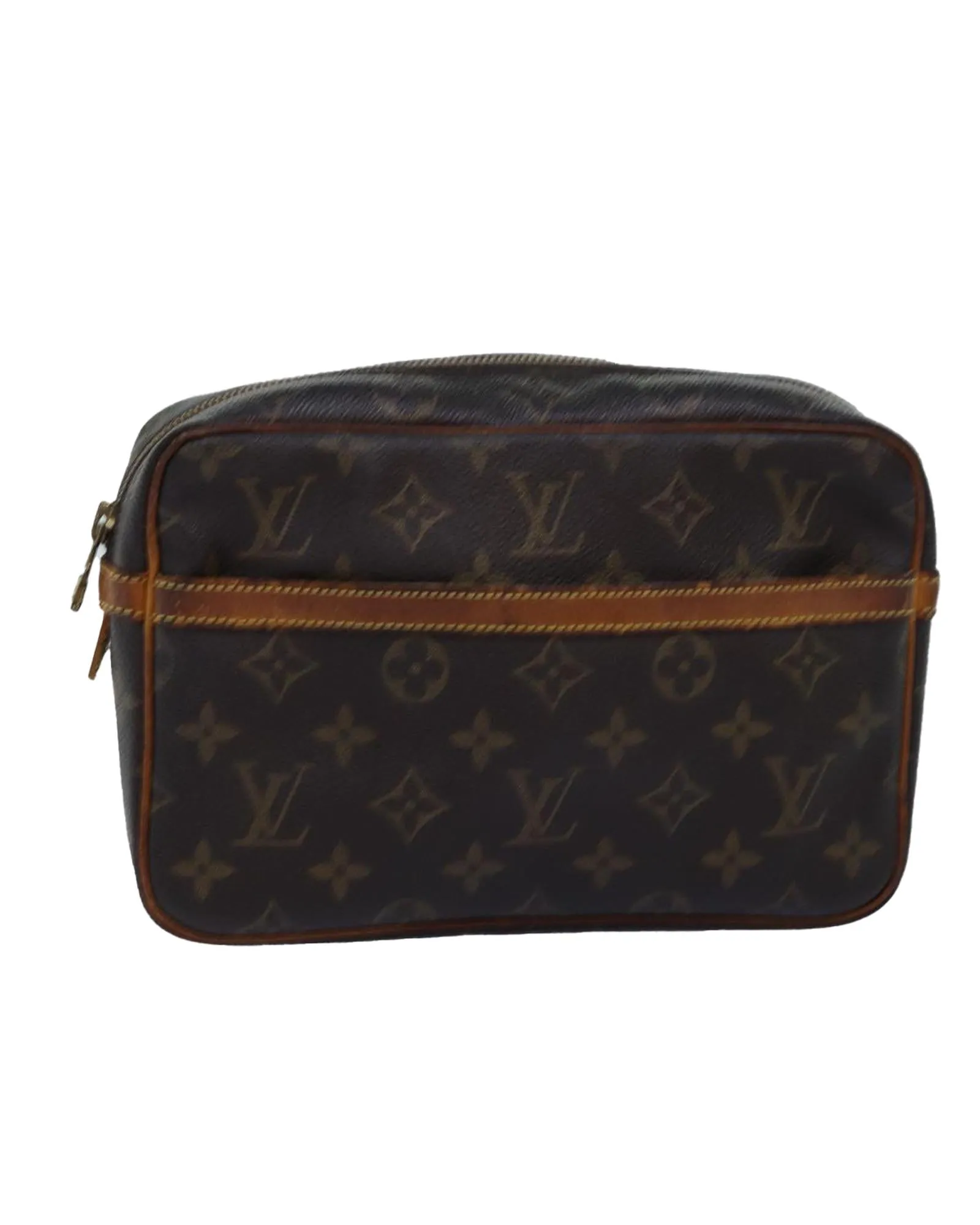 Monogram Canvas Clutch Bag with Accessory - CD Rank