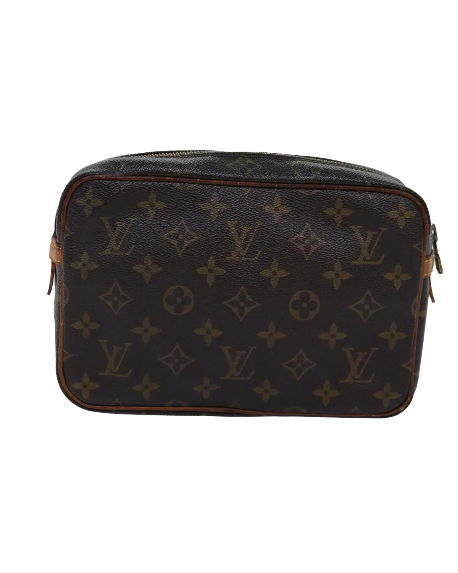 Monogram Canvas Clutch Bag with Accessory - CD Rank