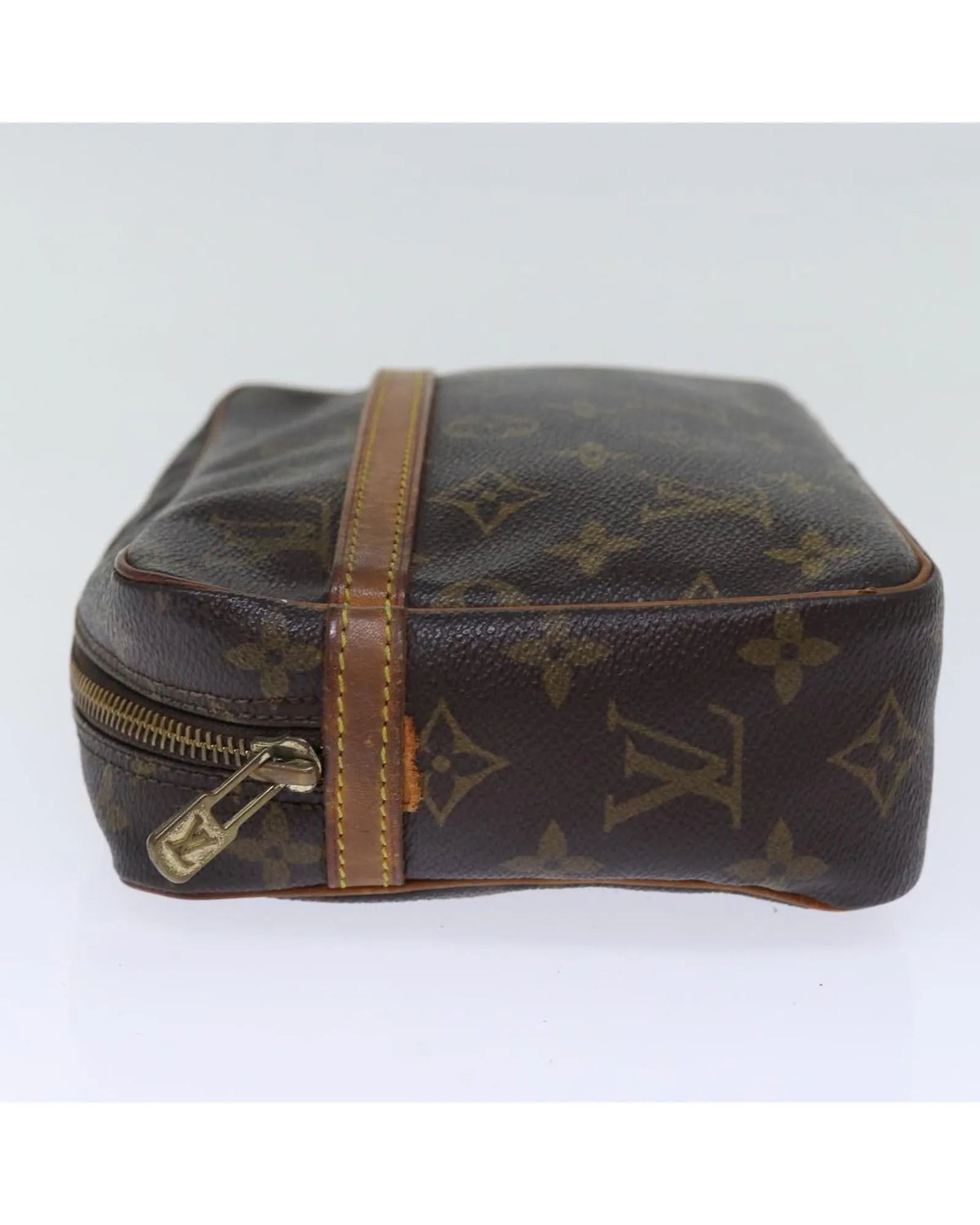 Monogram Canvas Clutch Bag with Metal Fittings - USA Made (CD Rank)