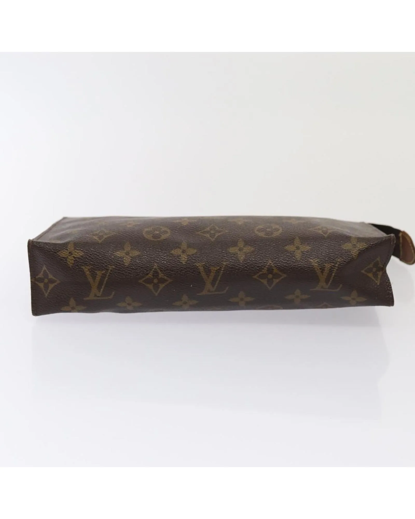 Monogram Canvas Pouch with Storage Odor and Rubbing Marks