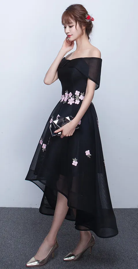 Off Shoulder Floral Party Midi Dress