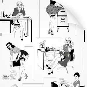 Office Etiquette (Wall Street) - Wallpaper Samples