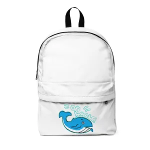 Oh Whale Unisex Classic Backpack