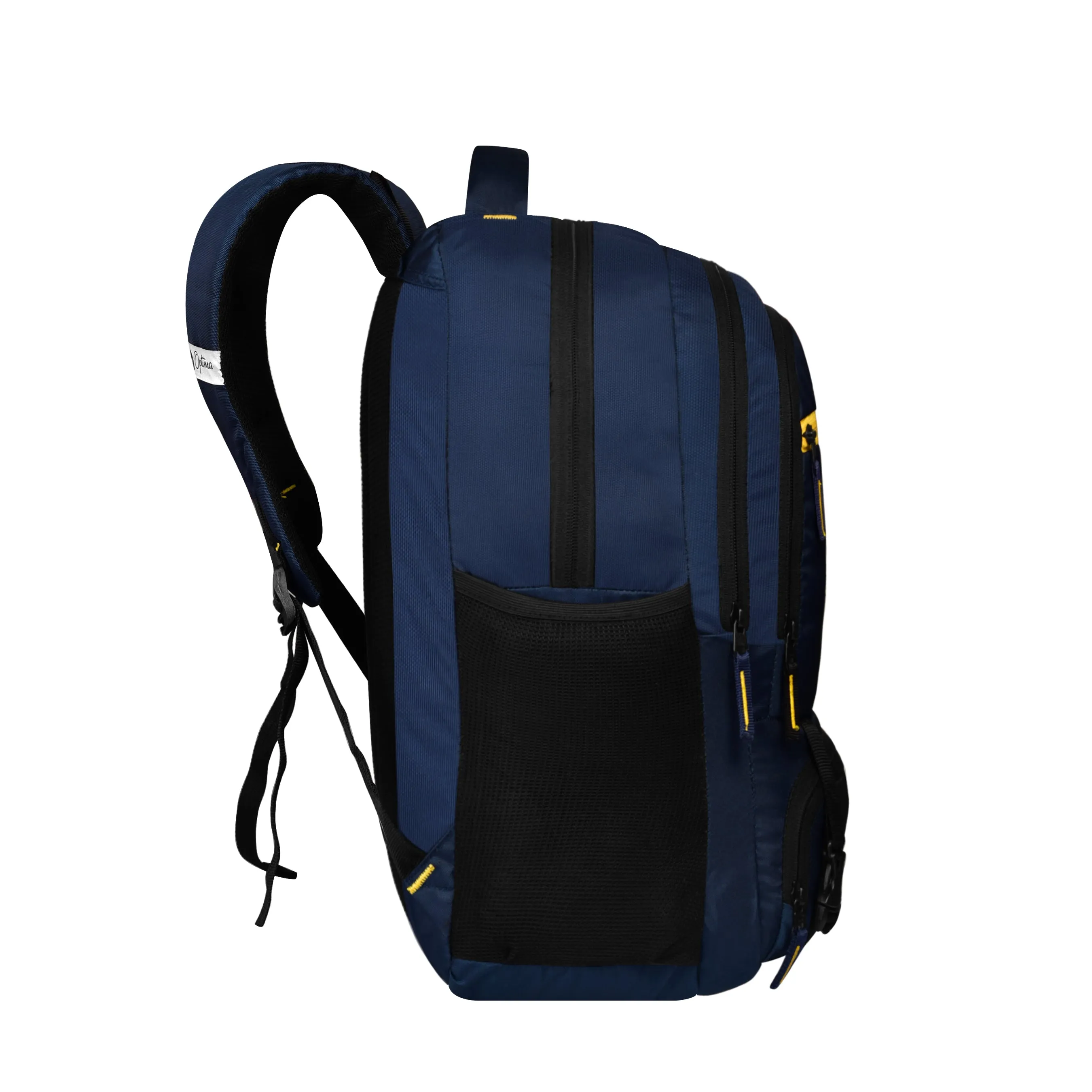 Optima Casual Backpack 28L, 2 Main Compartments, Bottle Pocket, Front Pocket, Padded Shoulder Strap-Blue