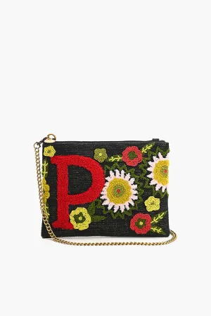 P Floral Crossbody Bag