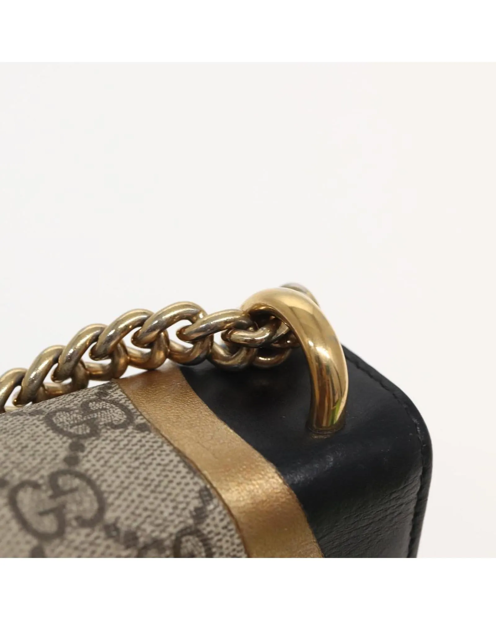 Padlock GG Supreme Chain Shoulder Bag