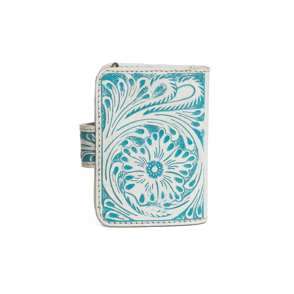 Prairie Meadow Wallet in Frosted Turquoise