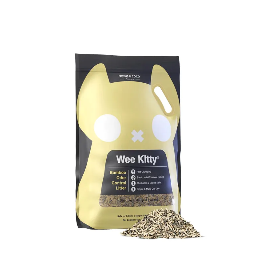 Rufus & Coco Wee Kitty Bamboo Clumping Cat Litter