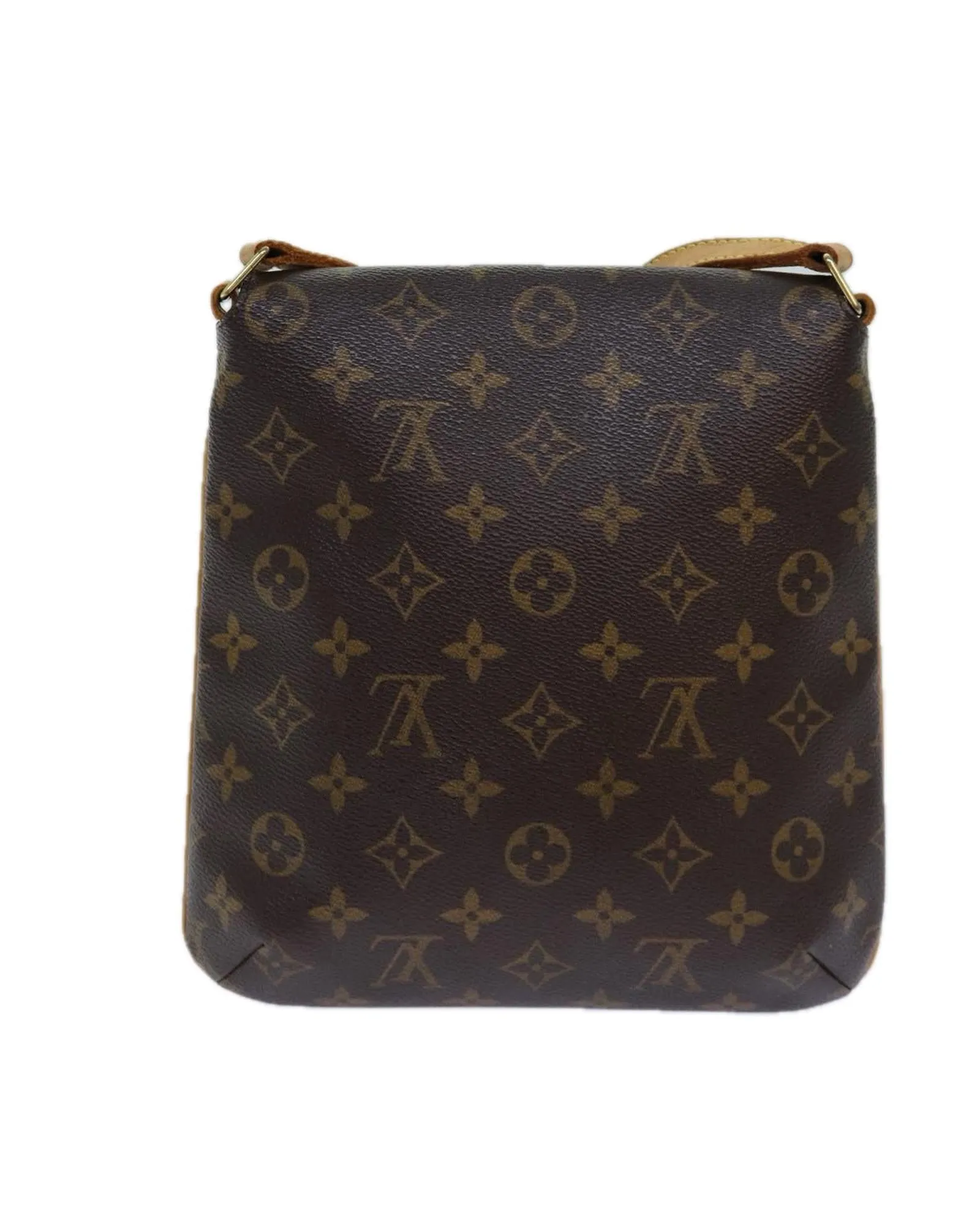 Short Shoulder Bag in Monogram Canvas with Shoulder Strap