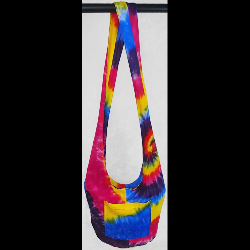 Snazzy Tie-Dye Boho Shoulder Bag