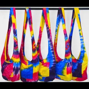 Snazzy Tie-Dye Boho Shoulder Bag