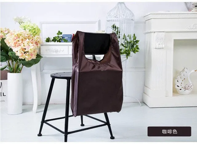 Square Pocket Shopping Bag Candy 12 colors Available Eco-friendly Reusable Folding  Polyester Reusable Folding Shopping Bag