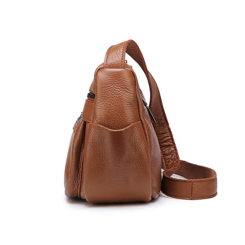 Stylish Leather Shoulder Crossbody Bag