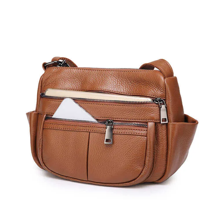 Stylish Leather Shoulder Crossbody Bag