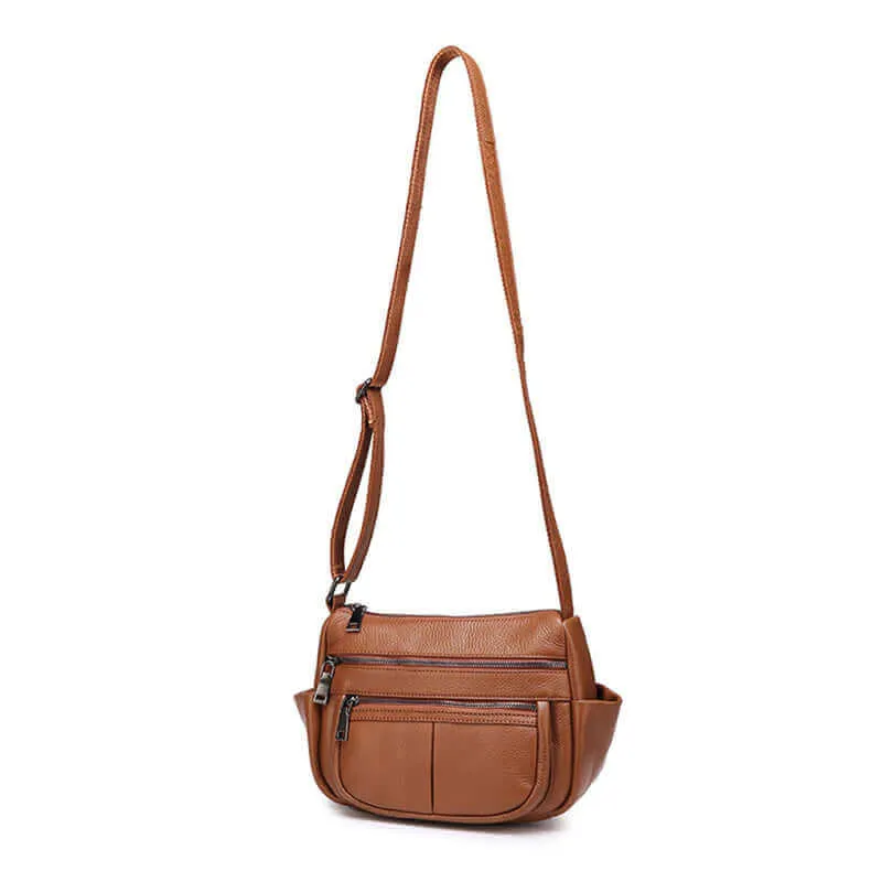 Stylish Leather Shoulder Crossbody Bag