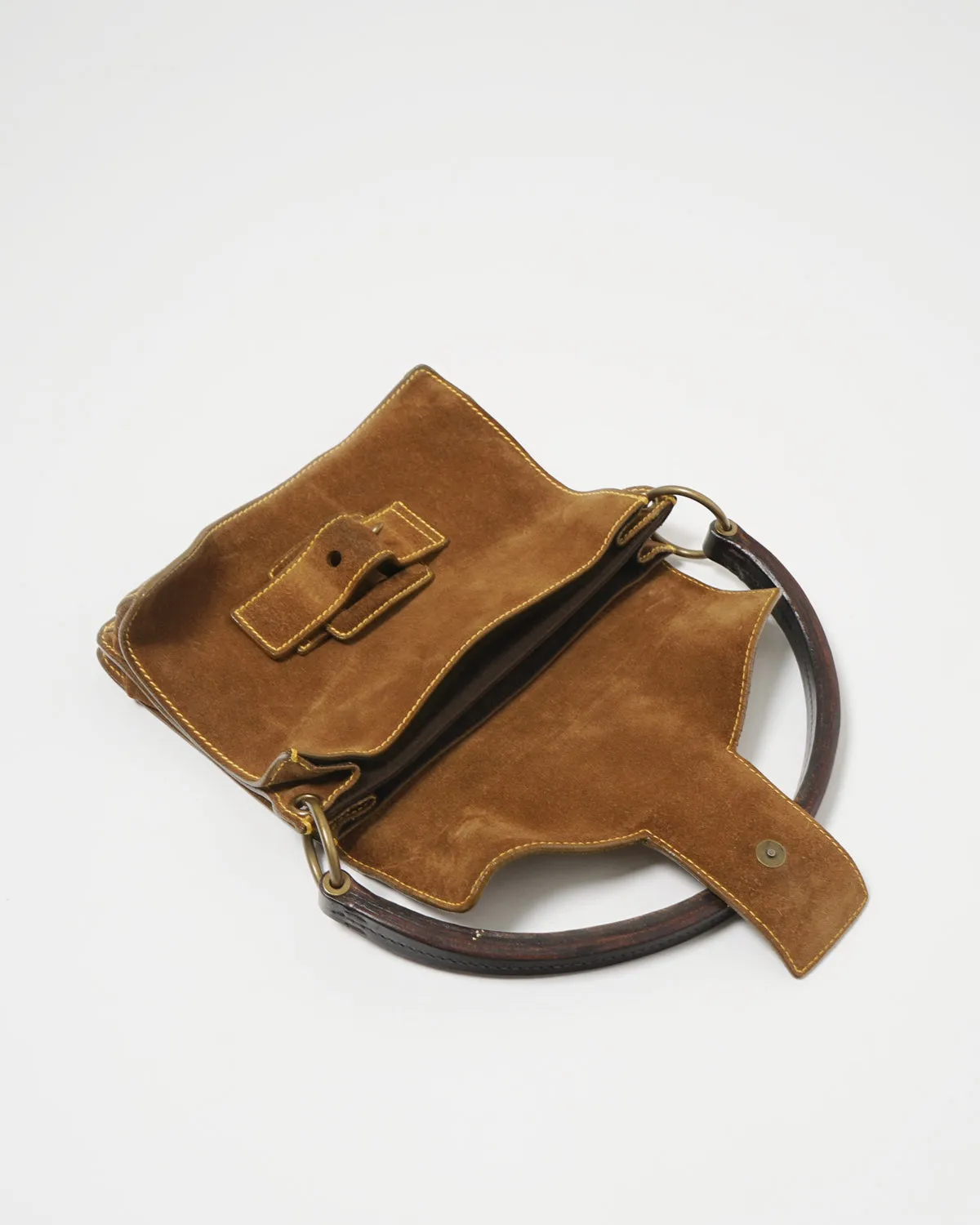 Suede Hand Bag