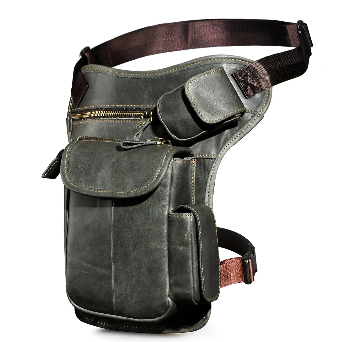 TEEK - Real Leather Multifunction Drop Leg Bag | Various